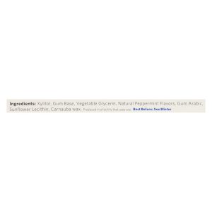 Xylichew Gum - Peppermint - Counter Display - 12 Pieces - 1 Case