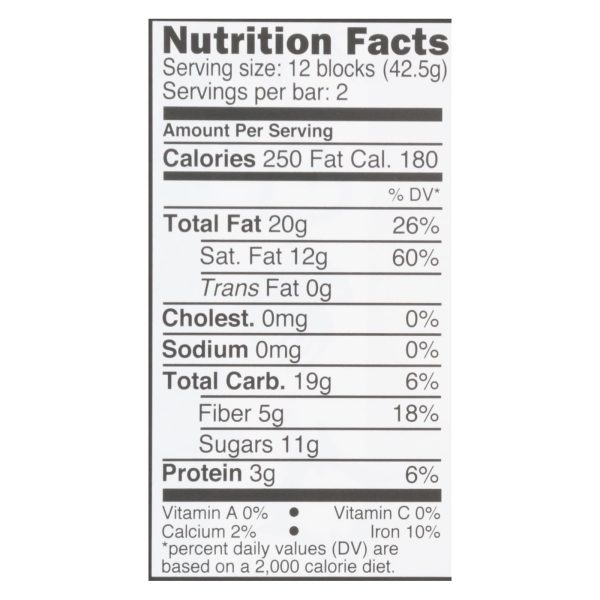 Divine - Bar Chocolate Dark 70% Cocoa - Case of 12 - 3 OZ - Image 3