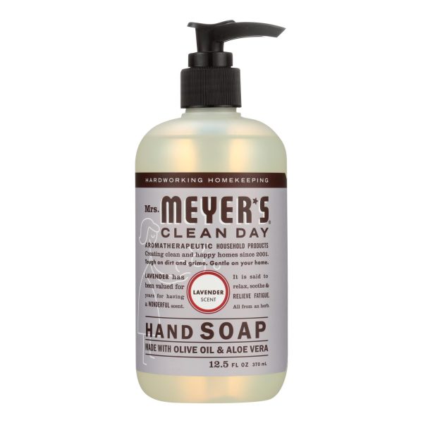 Mrs. Meyer's Clean Day - Liquid Hand Soap - Lavender - Case of 6 - 12.5 oz - Image 2