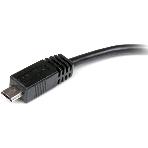 StarTech.com 6in Micro USB to Mini USB Adapter Cable M/F - Image 2