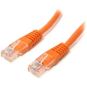 StarTech.com Startech Cat. 5E UTP Patch Cable - 15ft - 1 x RJ-45, 1 x RJ-45 - Category 5e Patch Cable Molded External - Orange