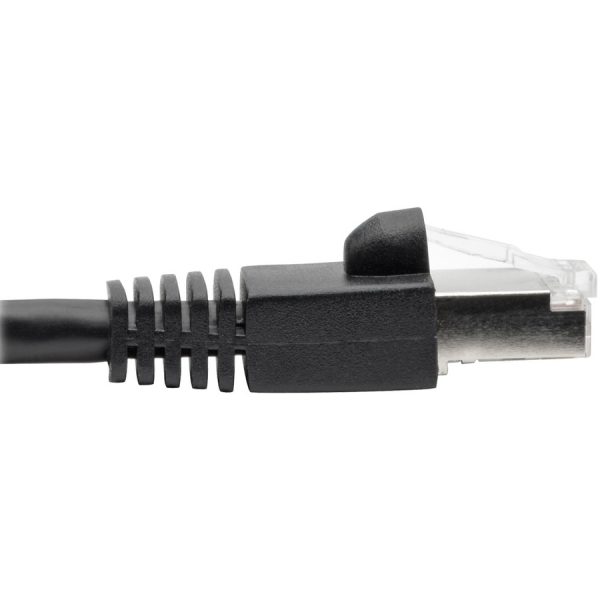 Eaton Tripp Lite Series Cat6a 10G Snagless Shielded STP Ethernet Cable (RJ45 M/M), PoE, Black, 20 ft. (6.09 m) - Image 4