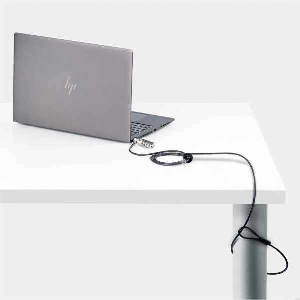 StarTech.com Slim Lock Nano Slot Compatible, 6.6ft (2m) Combination Locking Cable, Desk Anti-Theft Security For Laptop/Notebook Computer - Image 8