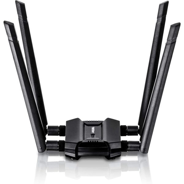 TRENDnet AC1900 High Power Dual Band Wireless USB Adapter, TEW-809UB, Stream 4K HD Video, Windows-Mac OS Compatible, USB 3.0 to USB Type A, Black - Image 3