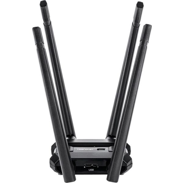 TRENDnet AC1900 High Power Dual Band Wireless USB Adapter, TEW-809UB, Stream 4K HD Video, Windows-Mac OS Compatible, USB 3.0 to USB Type A, Black - Image 13