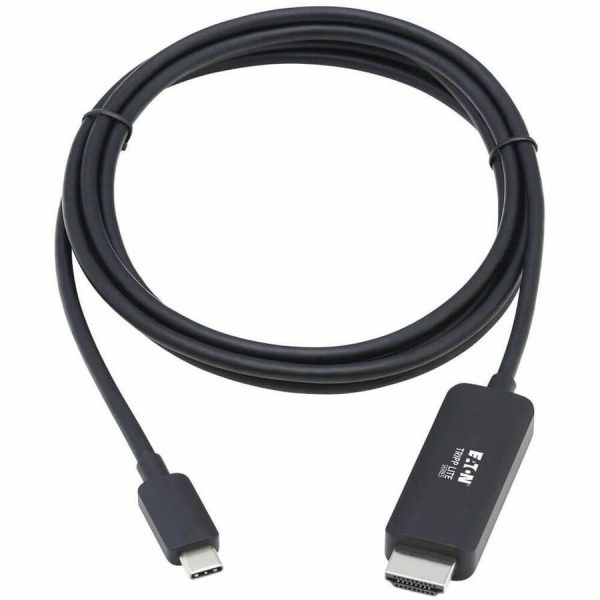 Eaton Tripp Lite Series USB-C to HDMI Adapter Cable (M/M), 4K, 4:4:4, Thunderbolt 3 Compatible, Black, 6 ft. (1.8 m) - Image 2