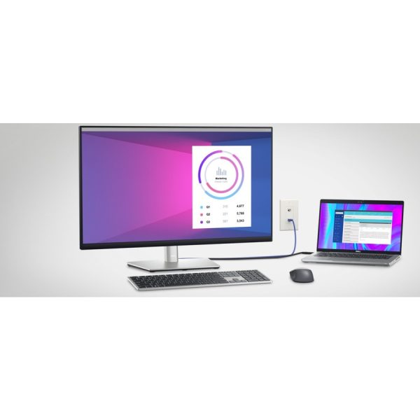 Dell P3223DE 32" Class QHD LCD Monitor - 16:9 - Black, Silver - Image 4