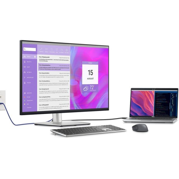 Dell P3223DE 32" Class QHD LCD Monitor - 16:9 - Black, Silver - Image 5
