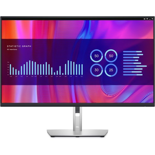 Dell P3223DE 32" Class QHD LCD Monitor - 16:9 - Black, Silver - Image 8