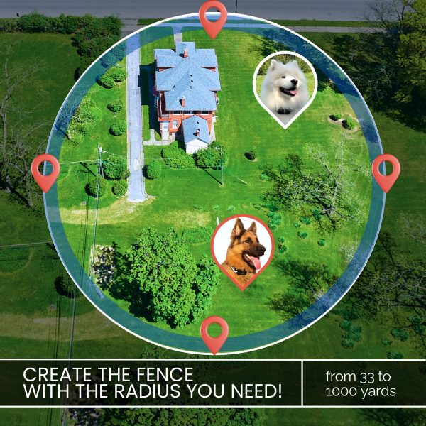 Pawious GPS Dog Fence F810 Pro   2nd Gen with GPS Signal Boost   Wireless Dog Fence, IPX7 Waterproof, Containment System for Medium and Large Dogs   2024 Pro  Version - Image 2
