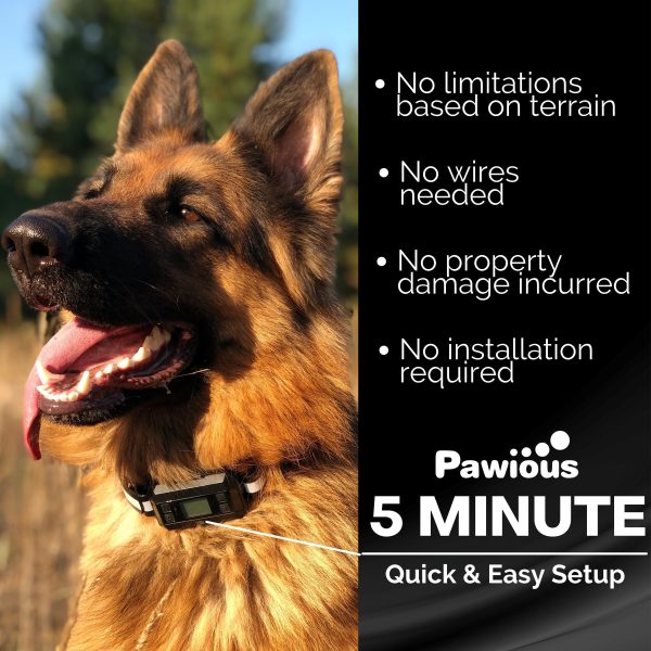 Pawious GPS Dog Fence F810 Pro   2nd Gen with GPS Signal Boost   Wireless Dog Fence, IPX7 Waterproof, Containment System for Medium and Large Dogs   2024 Pro  Version - Image 3