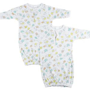 Unisex Newborn Baby 2 Piece Gown Set Nc_0797