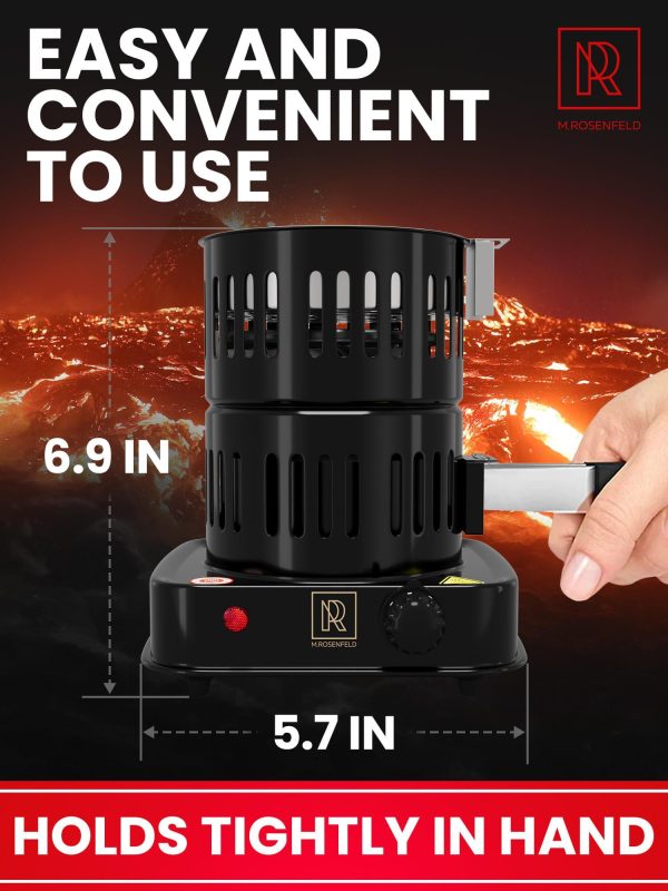 Premium Hookah Coal Burner   Black Burner for Hookah 800W – FIRE Tower - Image 8