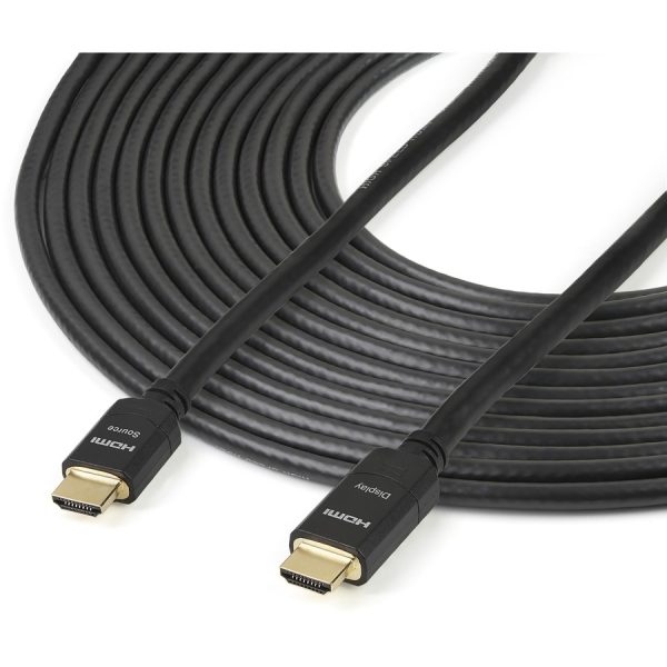 StarTech.com 98ft (30m) Active HDMI Cable, 4K 30Hz UHD High Speed HDMI 1.4 Cable with Ethernet, CL2 Rated HDMI Cord for In-Wall Install - Image 2