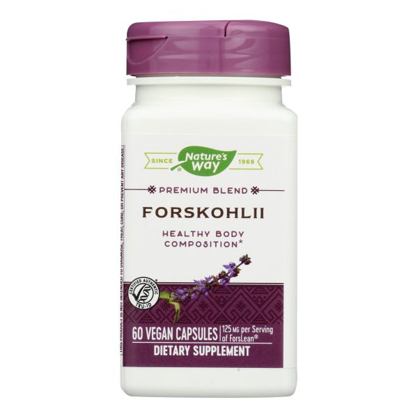 Nature's Way - Standardized Forskohlii - 60 Veg. Capsules - Image 2