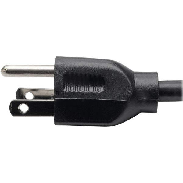 Eaton Tripp Lite Series Extension Cord Y Splitter, NEMA 5-15P to 2x NEMA 5-15R - 13A, 120V, 16 AWG, 18-in. (45.72 cm), Black - Image 7
