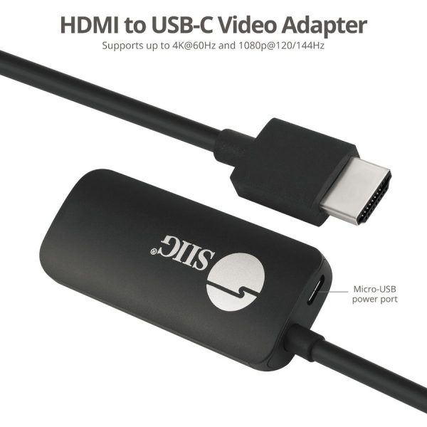 SIIG HDMI to USB-C Port 4K 60Hz Converter Adapter - Image 2