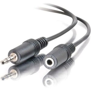 C2G 3ft 3.5mm Stereo Audio Extension Cable - Aux Extension Cable - M/F