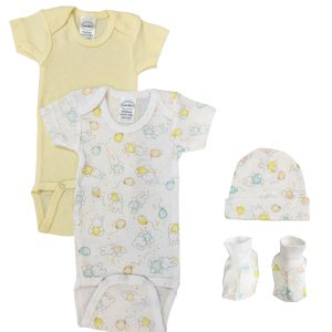 Unisex Newborn Baby 4 Pc  Sets Nc_0639
