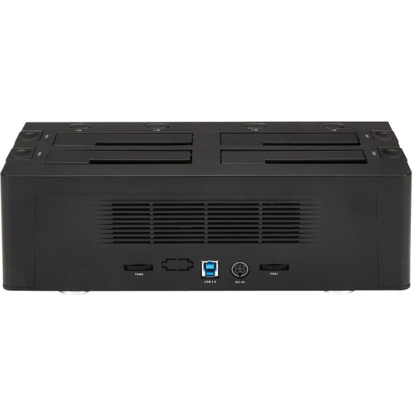 StarTech.com 4-Bay USB 3.0 to SATA Hard Drive Docking Station, 2.5/3.5" SATA III (6Gbps) SSD/HDD Dock, USB Hard Drive Bay, Top-Loading - Image 3