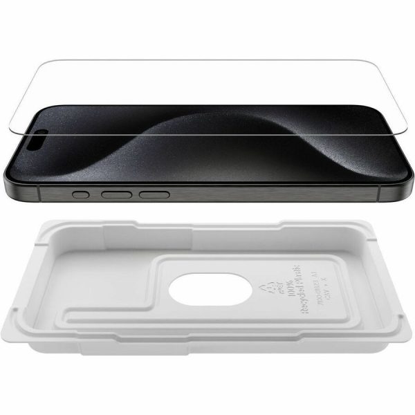 Belkin ScreenForce UltraGlass 2 Treated Screen Protector for iPhone 15 Pro Max - Image 4