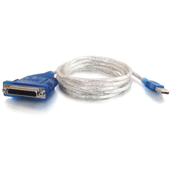 C2G 6ft USB to DB25 Parallel Printer Adapter Cable - Image 2