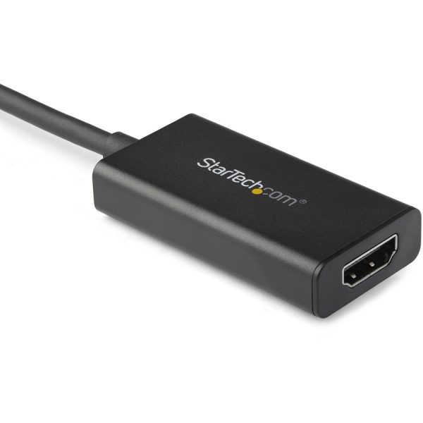 StarTech.com DisplayPort to HDMI Adapter, 4K 60Hz HDR10 Active DisplayPort 1.4 to HDMI 2.0b Converter, Latching DP Connector, DP to HDMI - Image 2