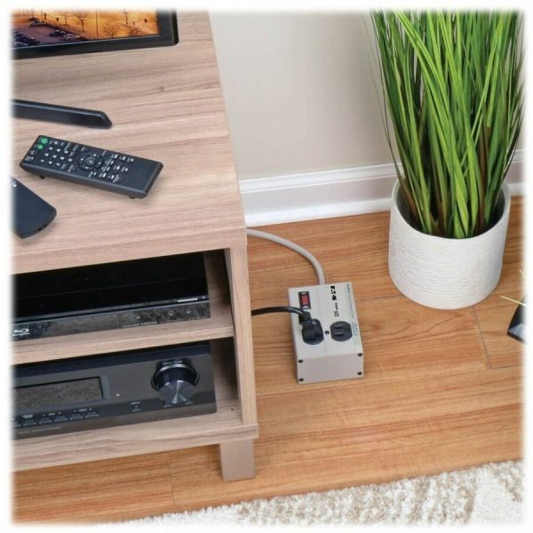 Eaton Tripp Lite Series Isobar 2-Outlet Surge Protector, 6 ft. Cord with Right-Angle Plug, 1410 Joules, Metal Housing - Image 3