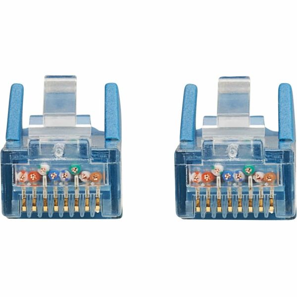 Eaton Tripp Lite Series Cat6 Gigabit Snagless Molded UTP Ethernet Cable (RJ45 M/M), PoE, LSZH, Blue, 0.5 m (1.6 ft.) - Image 5