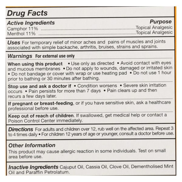 Tiger Balm Ultra Strength Pain Relieving Ointment - 0.63 oz