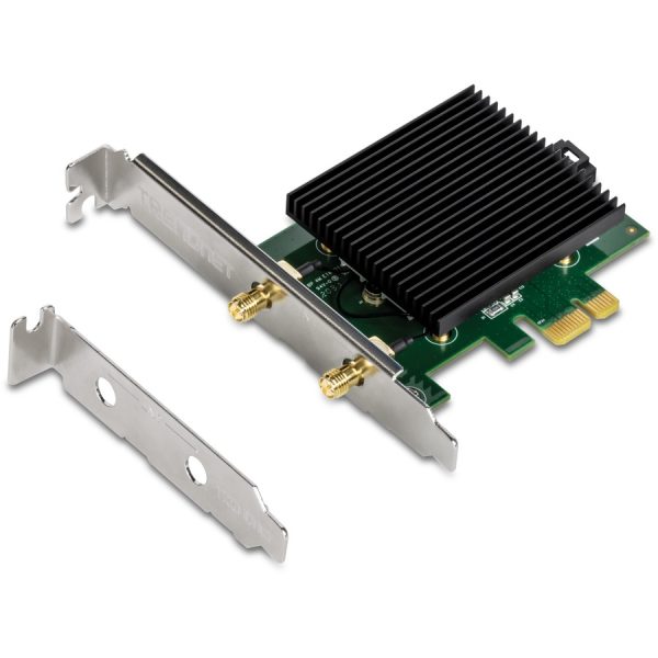 TRENDnet TEW-907ECH IEEE 802.11ax Bluetooth 5.2 Dual Band Wi-Fi/Bluetooth Combo Adapter for Desktop Computer - TAA Compliant - Image 3