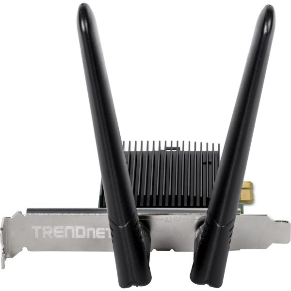 TRENDnet TEW-907ECH IEEE 802.11ax Bluetooth 5.2 Dual Band Wi-Fi/Bluetooth Combo Adapter for Desktop Computer - TAA Compliant - Image 7