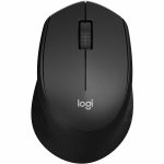 Logitech M330 SILENT PLUS Wireless Mouse, 2.4GHz with USB Receiver, Optical Tracking, Quiet & Lightweight, Black