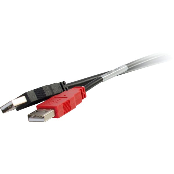 C2G 6ft USB A to USB B Y-Cable - Dual USB A to USB B Cable - USB 2.0 - M/M - Image 3