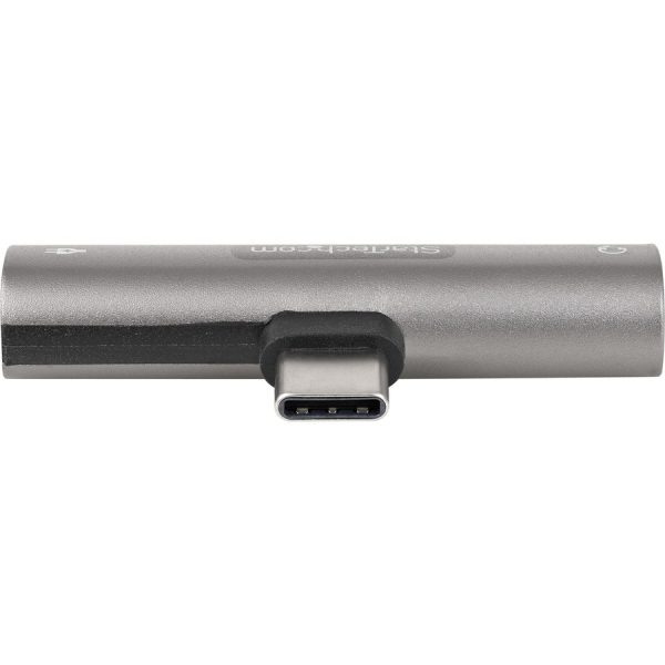 StarTech.com USB C Audio & Charge Adapter, USB-C Audio Adapter with 3.5mm Headset Jack and USB Type-C PD Charging, For USB-C Phone/Tablet - Image 6