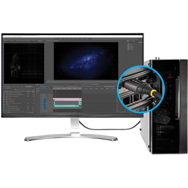 StarTech.com 20in (0.5m) Premium Certified HDMI 2.0 Cable, High-Speed Ultra HD 4K 60Hz HDMI with Ethernet, HDR10, UHD HDMI Monitor Cord - Image 9