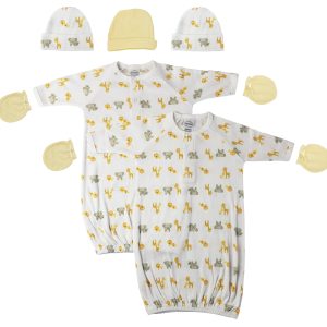 Unisex Newborn Baby 7 Piece Gown Set Nc_0769