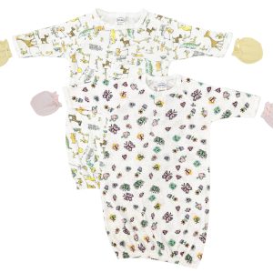 Newborn Baby Girl 4 Piece Gown Set Nc_0806