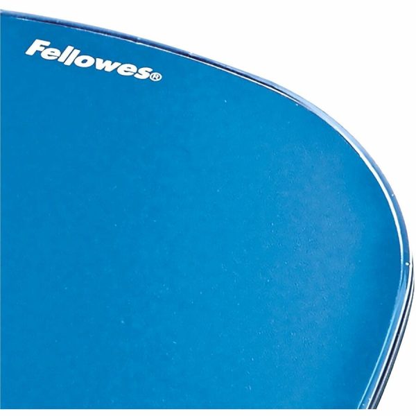 Fellowes® Crystals™ Gel Mouse Pad Wrist Rest - Blue (91141) - Image 6