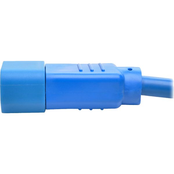 Eaton Tripp Lite Series Power Cord C14 to C15 - Heavy-Duty, 15A, 250V, 14 AWG, 3 ft. (0.91 m), Blue - Image 5