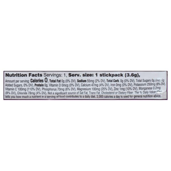 Ultima Replenisher - Elctrlt Pwdr Grape Box - CS of 20-.13 OZ - Image 2