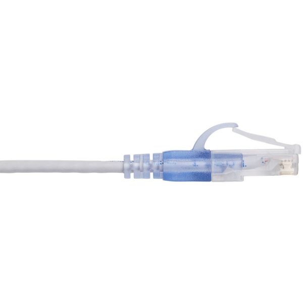 Monoprice 10-Pack, SlimRun Cat6A Ethernet Network Patch Cable, 1ft White - Image 2