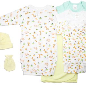 Unisex Newborn Baby 7 Pc  Baby Shower Gift Set Ls_0127