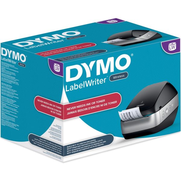Dymo LabelWriter Desktop Direct Thermal Printer - Monochrome - Label Print - Wireless LAN - Black - Image 4