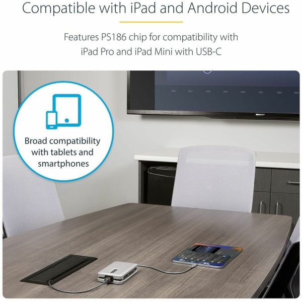 StarTech.com USB C Multiport Adapter, USB C to 4K 60Hz HDMI 2.0, 2-Port 10Gbps USB Hub, 100W Power Delivery Pass-through, GbE, SD/MicroSD - Image 4
