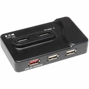 Eaton Tripp Lite Series 6-Port USB Charging Hub - USB 3.x (5Gbps) and USB 2.0, Dedicated Charging Port