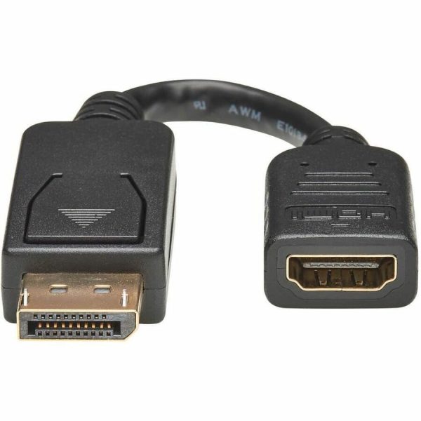 Eaton Tripp Lite Series DisplayPort to HDMI Video Adapter Video Converter (M/F), HDCP, Black, 6 in. (15 cm) - Image 2