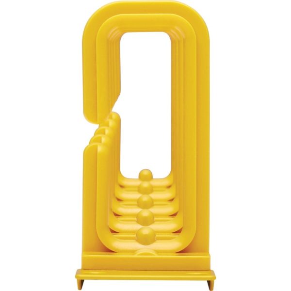 Eaton Tripp Lite Series Horizontal Cable Manager - Flexible Rings, Yellow, 1U - Image 6