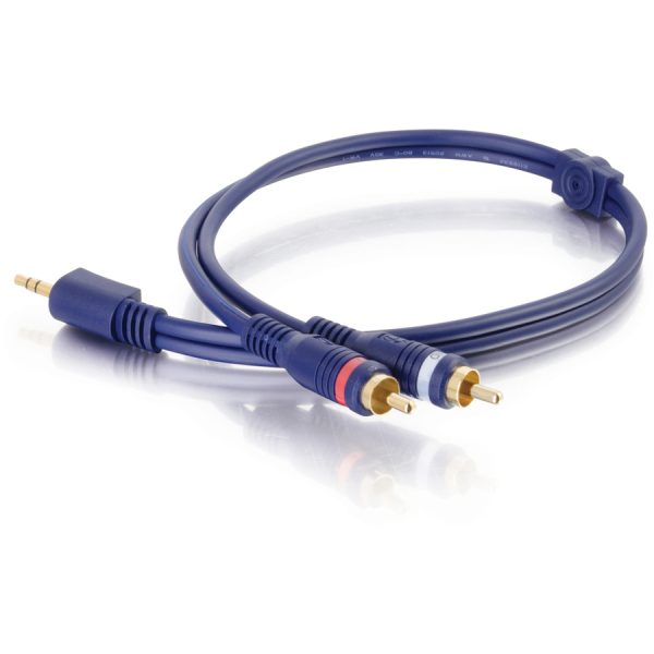 C2G 50ft Velocity One 3.5mm Stereo Male to Two RCA Stereo Male Y-Cable - Image 3