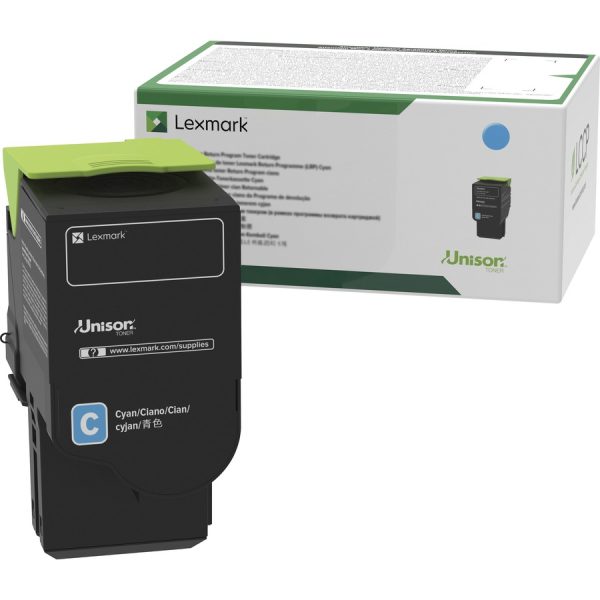 Lexmark Unison Original Standard Yield Laser Toner Cartridge - Cyan - 1 Each